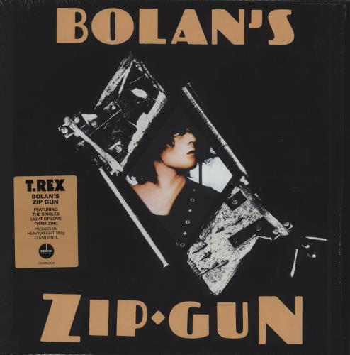T-Rex / Tyrannosaurus Rex Bolan's Zip Gun - 180gm Clear Vinyl vinyl LP album (LP record) UK REXLPBO757997
