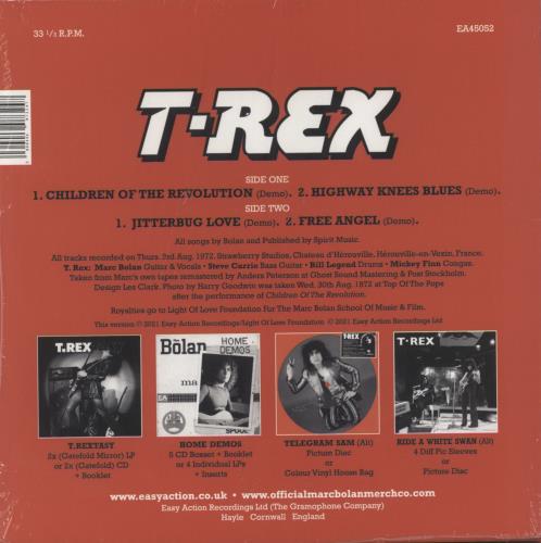 T-Rex / Tyrannosaurus Rex Children Of The Revolution - White Vinyl 7" vinyl single (7 inch record / 45) UK REX07CH792529