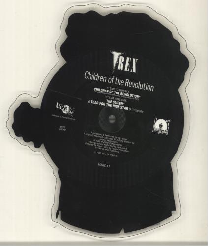 T-Rex / Tyrannosaurus Rex Children Of The Revolution shaped picture disc (picture disc vinyl record) UK REXSHCH76433