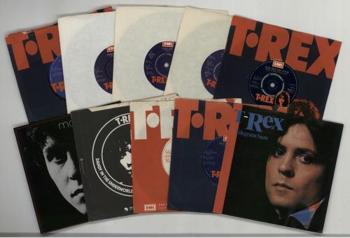 T-Rex / Tyrannosaurus Rex Collection of 7" Singles 7" vinyl single (7 inch record / 45) UK REX07CO646481