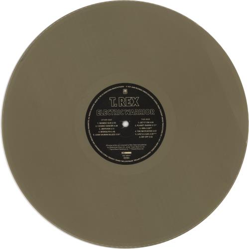 T-Rex / Tyrannosaurus Rex Electric Warrior - Gold Vinyl - Shrink vinyl LP album (LP record) UK REXLPEL745393