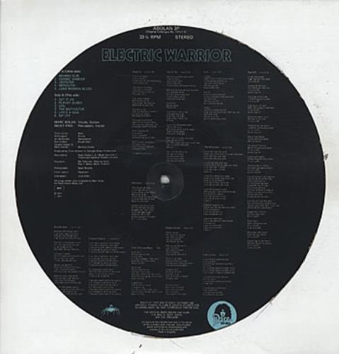 T-Rex / Tyrannosaurus Rex Electric Warrior picture disc LP (vinyl picture disc album) UK REXPDEL117306