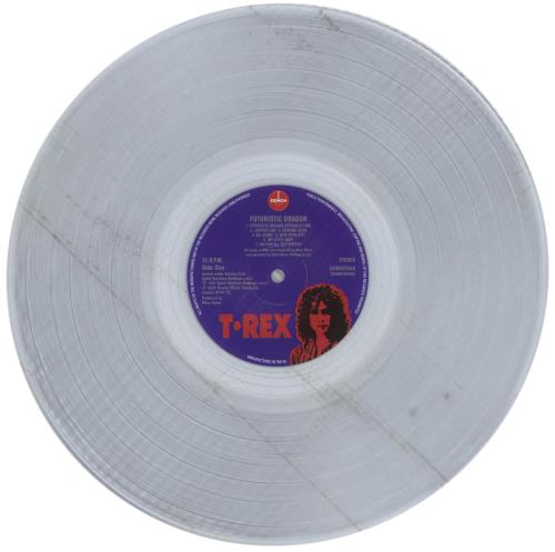 T-Rex / Tyrannosaurus Rex Futuristic Dragon - 180gm Clear Vinyl vinyl LP album (LP record) UK REXLPFU758004
