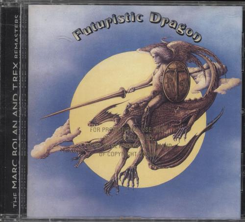 T-Rex / Tyrannosaurus Rex Futuristic Dragon CD album (CDLP) US REXCDFU745002