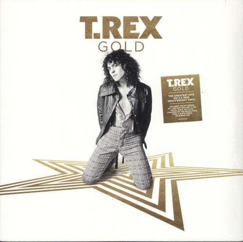 T-Rex / Tyrannosaurus Rex Gold - 180gm - Sealed 2-LP vinyl record set (Double LP Album) UK REX2LGO715501