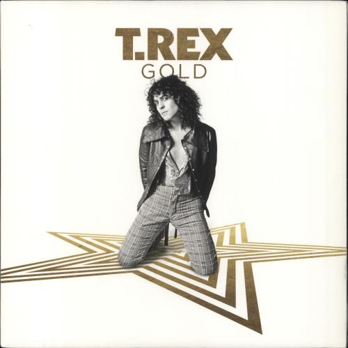 T-Rex / Tyrannosaurus Rex Gold - Gold Vinyl 2-LP vinyl record set (Double LP Album) UK REX2LGO814820