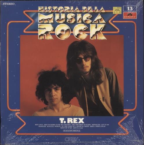 T-Rex / Tyrannosaurus Rex Historia Del Musica Rock vinyl LP album (LP record) Spanish REXLPHI117747