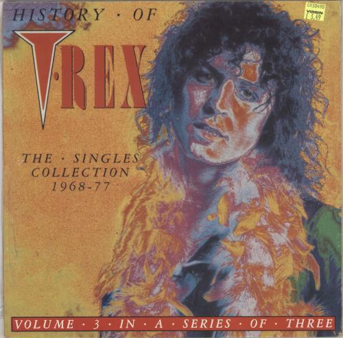 T-Rex / Tyrannosaurus Rex History Of T.Rex - The Singles Collection 1968-77 [Volumes 1-3] - Sealed 3-LP vinyl record set (Triple LP Album) UK REX3LHI730824