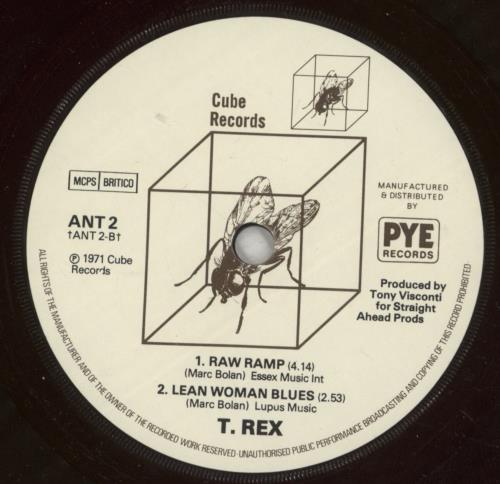 T-Rex / Tyrannosaurus Rex Hot Love + Sleeve 7" vinyl single (7 inch record / 45) UK REX07HO587268