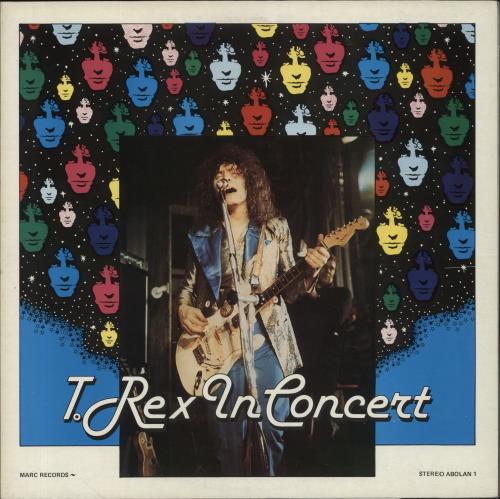 T-Rex / Tyrannosaurus Rex In Concert + Poster - EX vinyl LP album (LP record) UK REXLPIN849332