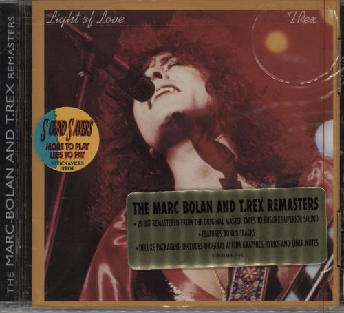 T-Rex / Tyrannosaurus Rex Light Of Love CD album (CDLP) US REXCDLI750867