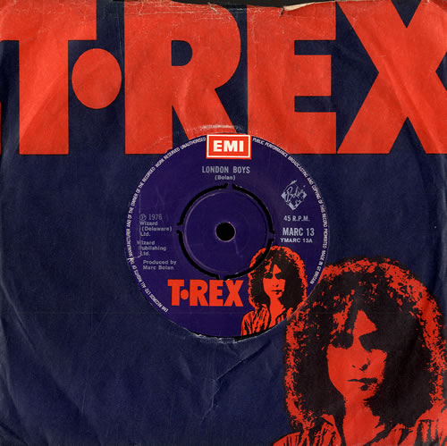 T-Rex / Tyrannosaurus Rex London Boys 7" vinyl single (7 inch record / 45) UK REX07LO270001