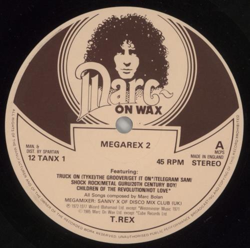 T-Rex / Tyrannosaurus Rex Megarex 2 - EX 12" vinyl single (12 inch record / Maxi-single) UK REX12ME184255