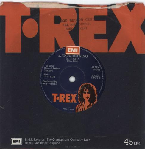T-Rex / Tyrannosaurus Rex Metal Guru 7" vinyl single (7 inch record / 45) UK REX07ME866530