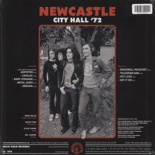 T-Rex / Tyrannosaurus Rex Newcastle City Hall '72 - Red Transparent Vinyl vinyl LP album (LP record) UK REXLPNE865554
