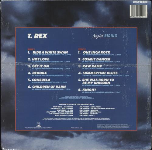 T-Rex / Tyrannosaurus Rex Night Riding - Sealed vinyl LP album (LP record) UK REXLPNI731836