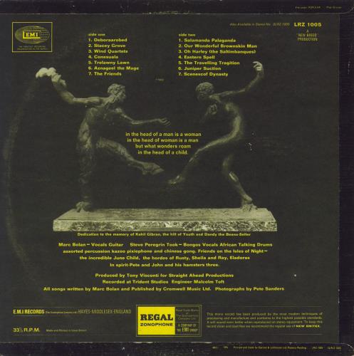T-Rex / Tyrannosaurus Rex Prophets, Seers & Sages The Angels Of The Ages - VG vinyl LP album (LP record) UK REXLPPR818042