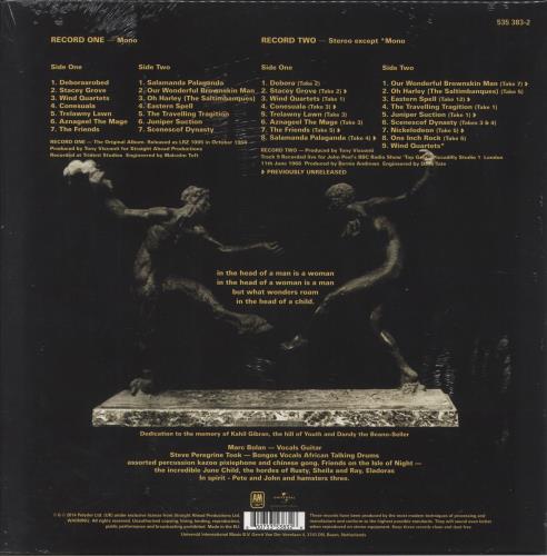 T-Rex / Tyrannosaurus Rex Prophets, Seers & Sages, The Angels Of The Ages 2-LP vinyl record set (Double LP Album) UK REX2LPR662059