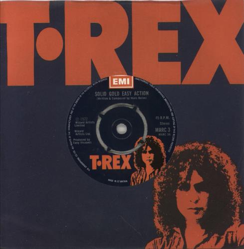 T-Rex / Tyrannosaurus Rex Solid Gold Easy Action 7" vinyl single (7 inch record / 45) UK REX07SO01683