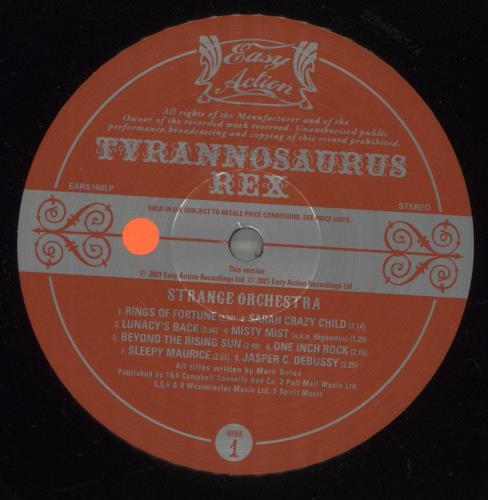 T-Rex / Tyrannosaurus Rex Strange Orchestra - 180 Gram Remastered 2-LP vinyl record set (Double LP Album) UK REX2LST887780