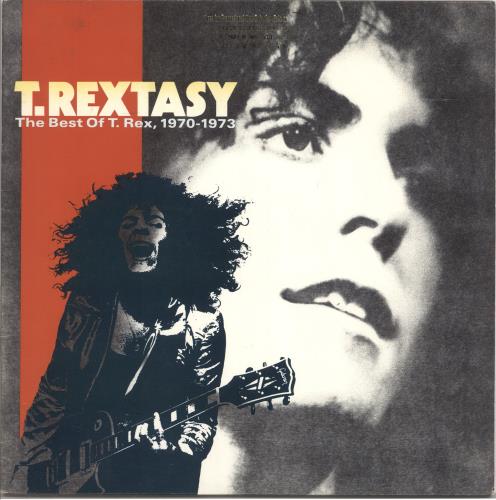 T-Rex / Tyrannosaurus Rex T.Rextasy - The Best Of T-Rex, 1970-1973 - Gold promo stamped vinyl LP album (LP record) US REXLPTR731782