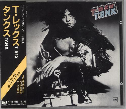 T-Rex / Tyrannosaurus Rex Tanx CD album (CDLP) Japanese REXCDTA730761