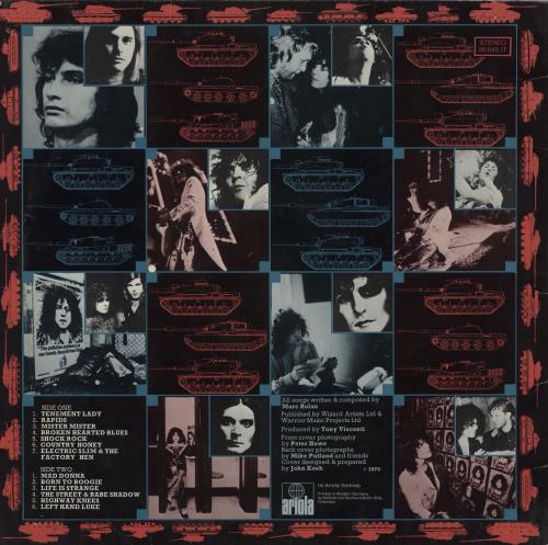 T-Rex / Tyrannosaurus Rex Tanx vinyl LP album (LP record) German REXLPTA760315