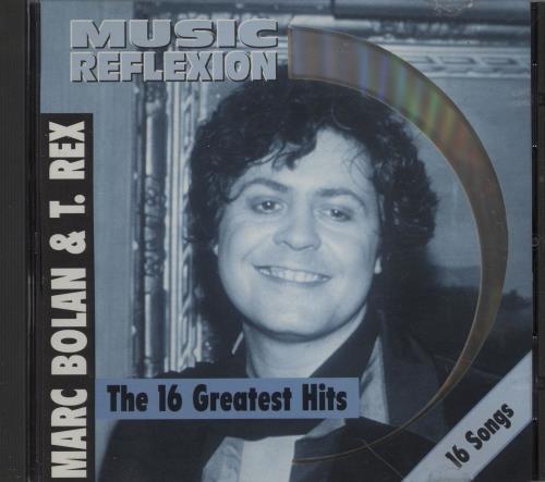 T-Rex / Tyrannosaurus Rex The 16 Greatest Hits CD album (CDLP) German REXCDTH750856