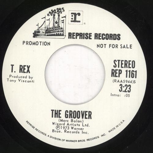 T-Rex / Tyrannosaurus Rex The Groover - White Label + Picture Sleeve 7" vinyl single (7 inch record / 45) US REX07TH731301