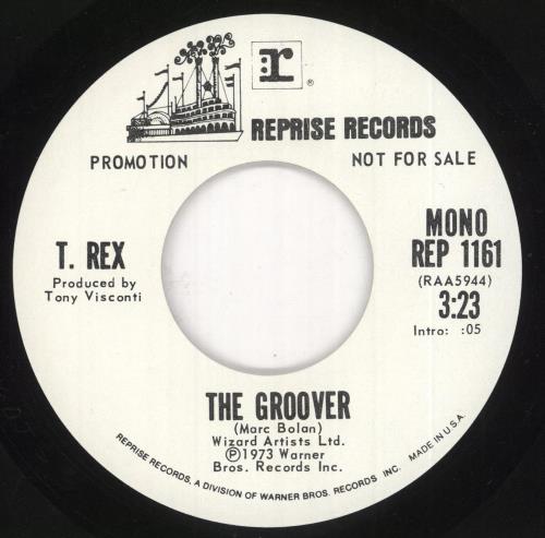 T-Rex / Tyrannosaurus Rex The Groover - White Label + Picture Sleeve 7" vinyl single (7 inch record / 45) US REX07TH731301