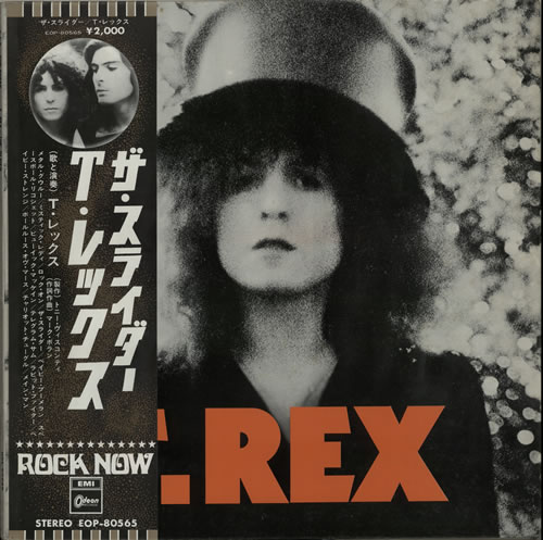 T-Rex / Tyrannosaurus Rex The Slider + obi vinyl LP album (LP record) Japanese REXLPTH144732
