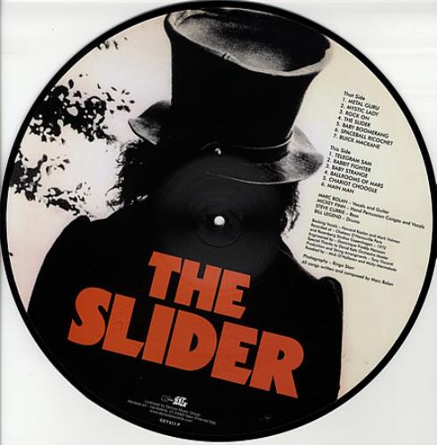 T-Rex / Tyrannosaurus Rex The Slider picture disc LP (vinyl picture disc album) UK REXPDTH328465