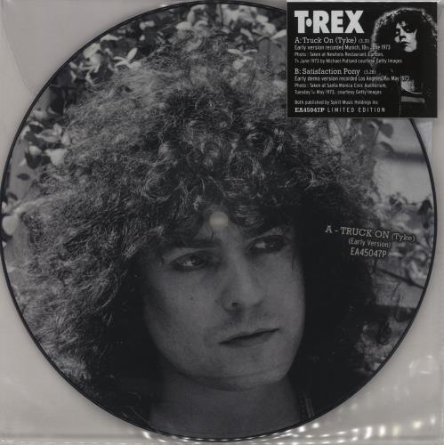 T-Rex / Tyrannosaurus Rex Truck On (Tyke) 7" vinyl picture disc (7 inch picture disc single) UK REX7PTR757976
