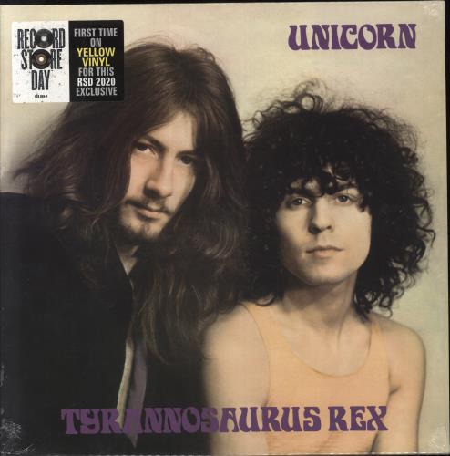 T-Rex / Tyrannosaurus Rex Unicorn - Yellow Vinyl - RSD 2020 - Sealed vinyl LP album (LP record) UK REXLPUN751230