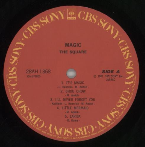 T-Square Magic vinyl LP album (LP record) Japanese Z-1LPMA860041