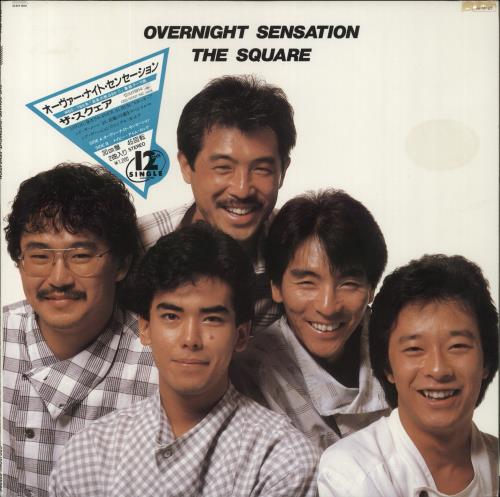 T-Square Overnight Sensation 12" vinyl single (12 inch record / Maxi-single) Japanese Z-112OV860028