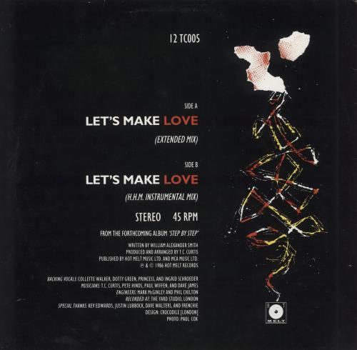 T.C. Curtis Let's Make Love 12" vinyl single (12 inch record / Maxi-single) UK UCY12LE724129