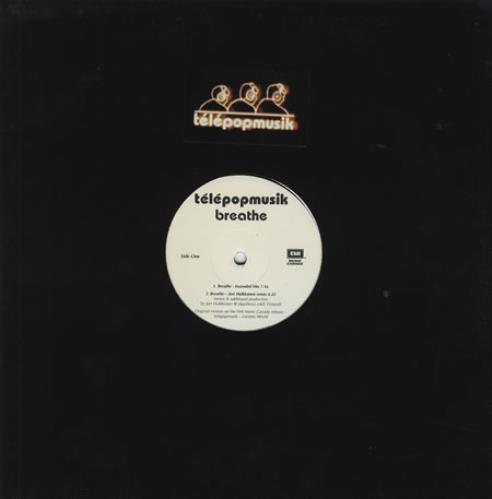 T�l�popmusik Breathe 12" vinyl single (12 inch record / Maxi-single) Canadian TLP12BR353472