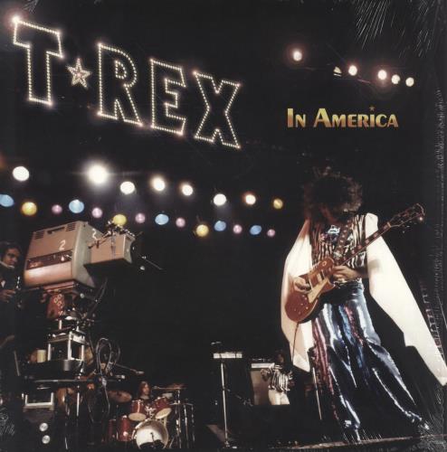 T-Rex / Tyrannosaurus Rex In America - Translucent Yellow vinyl LP album (LP record) UK REXLPIN745408