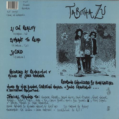 Tabitha Zu On Reality 12" vinyl single (12 inch record / Maxi-single) UK UFB12ON564054