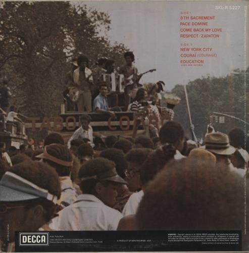 Tabou Combo 8th Sacrament vinyl LP album (LP record) UK UCPLPTH525248