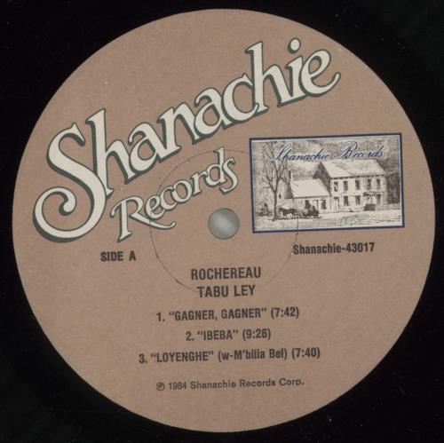 Tabu Ley Rochereau vinyl LP album (LP record) US 6RBLPRO882719