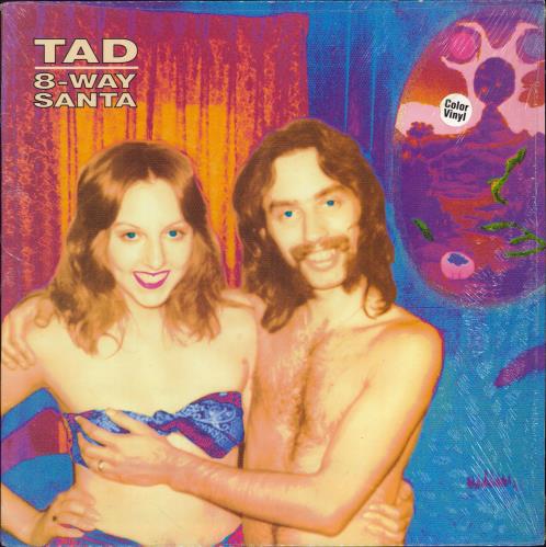 Tad 8-Way Santa - Green Vinyl + Original Sleeve - Shrink vinyl LP album (LP record) US TADLPWA778545