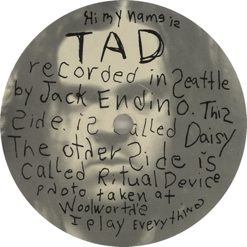 Tad Daisy/ Ritual Device 7" vinyl single (7 inch record / 45) US TAD07DA627544