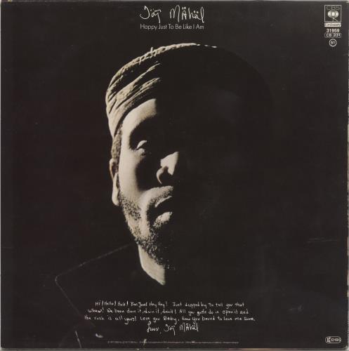 Taj Mahal Happy Just To Be Like I Am vinyl LP album (LP record) UK TAJLPHA711205