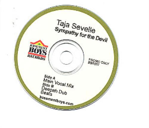 Taja Sevelle Sympathy For The Devil CD-R acetate UK TJSCRSY256818