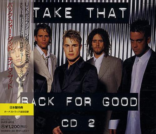 Take That Back For Good CD single (CD5 / 5") Japanese TAKC5BA43571