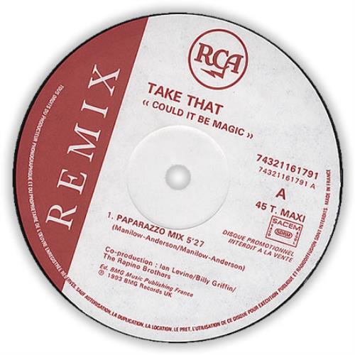 Take That Could It Be Magic 12" vinyl single (12 inch record / Maxi-single) French TAK12CO28962
