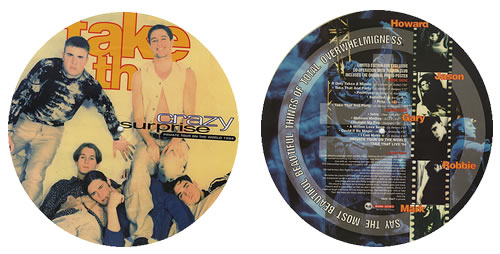 Take That Crazy Surprise picture disc LP (vinyl picture disc album) Italian TAKPDCR392956