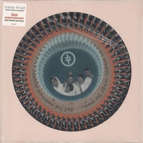 Take That Everything Changes - Zoetrope Animated Picture Disc - National Album Day 2024 picture disc LP (vinyl picture disc album) UK TAKPDEV877950